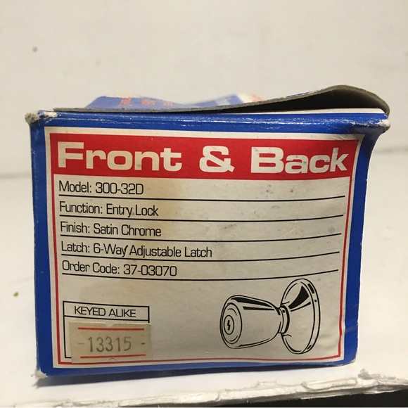 ProSpec model 300-320 Entry Bentley PB Stainless front & back doorknobs NIB - Picture 5 of 8